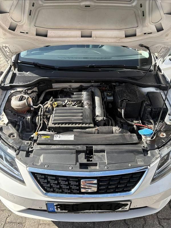 Usata Seat Leon Style 125 CV (91 kW) 2017 Bianco Berlina