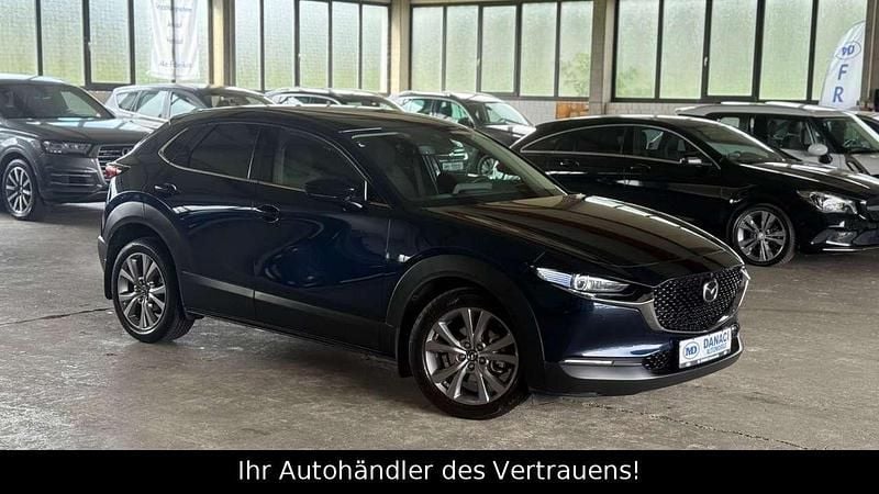Deep crystal blue Gebraucht 2020 Mazda CX-3 Selection SUV | 23.999 € (Teuer) - Bild 1/4