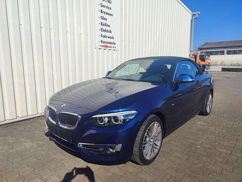 Gebraucht BMW 218 Luxury Line 136 PS (100 kW) 2018 Mediterranblau metallic Cabrio