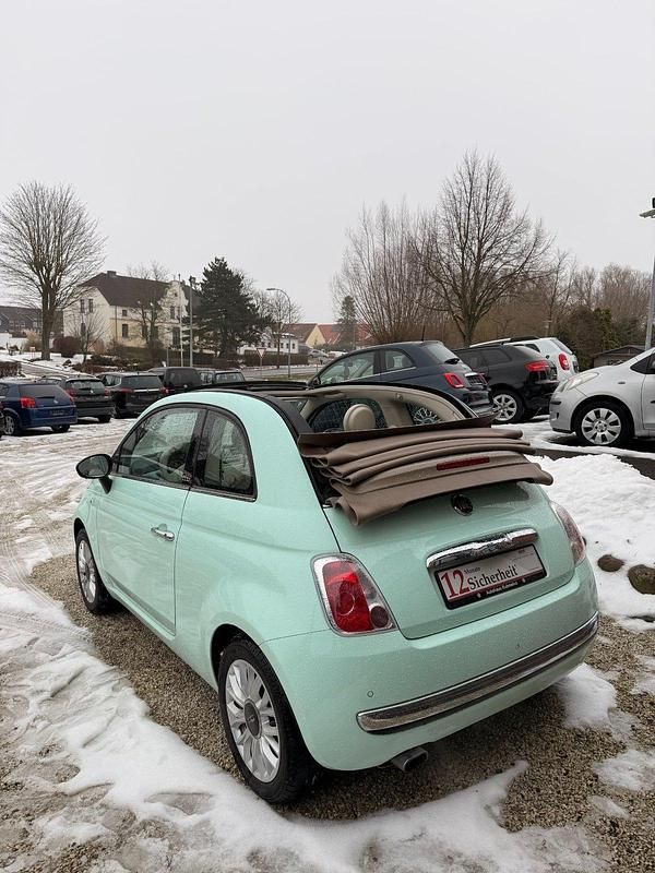 Gebraucht Fiat 500 Lounge 69 PS (50 kW) 2015 Grün Cabrio