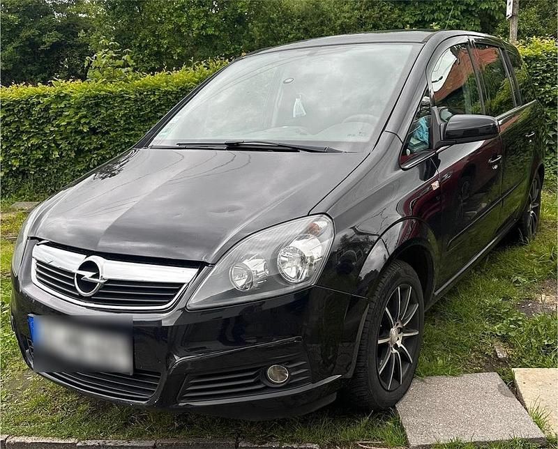Schwarz Gebraucht 2007 Opel Zafira Van / Kleinbus | 1.000 € - Bild 1/4