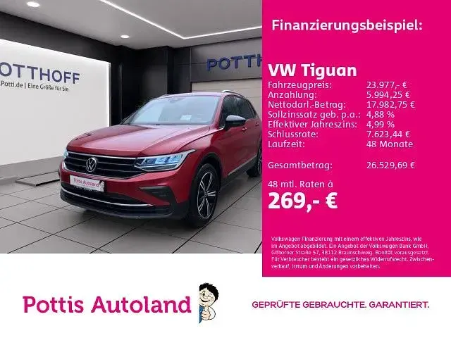 Gebraucht VW Tiguan Active 150 PS (110 kW) 2021 SUV