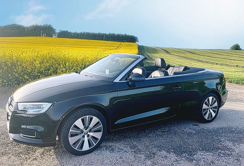 Schwarz Gebraucht 2017 Audi A3 Cabriolet Design Cabrio | 19.000 € (Fairer Preis) - Bild 1/4