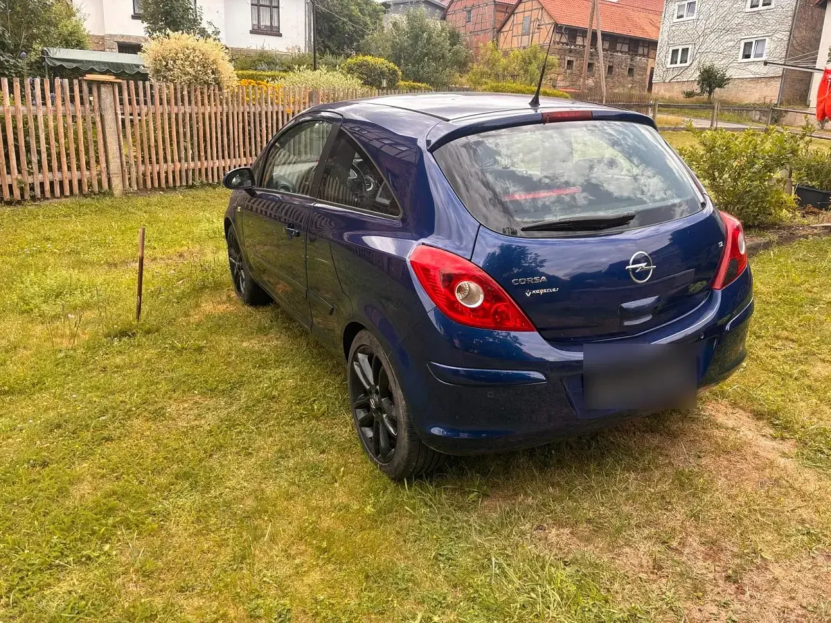 Gebraucht Opel Corsa 80 PS (58 kW) 2007 Blau Kleinwagen