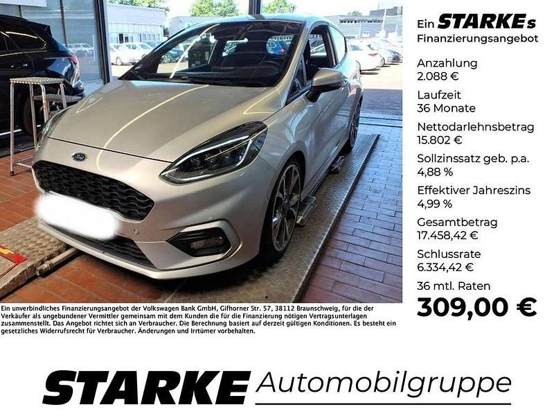 Silber Gebraucht 2021 Ford Fiesta ST-Line X Kleinwagen | 17.890 € (Fairer Preis) - Bild 1/3