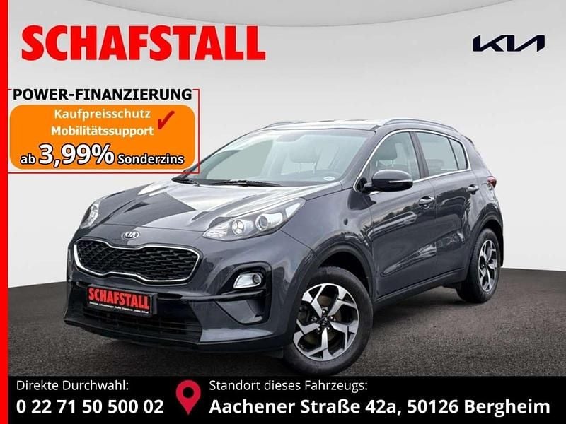 Schwarz ((h8g) dark penta metal m) Gebraucht 2019 Kia Sportage Vision SUV | 15.749 € (Fairer Preis) - Bild 1/3