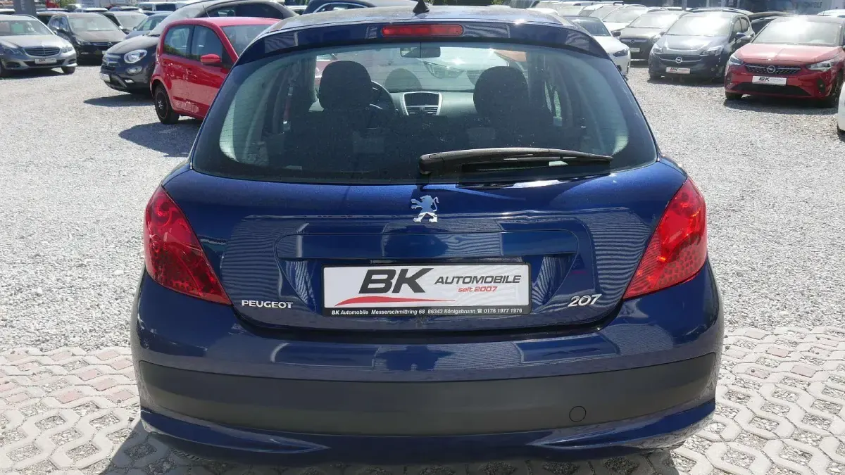 Usata Peugeot 207 95 CV (69 kW) 2009 Blu Utilitaria