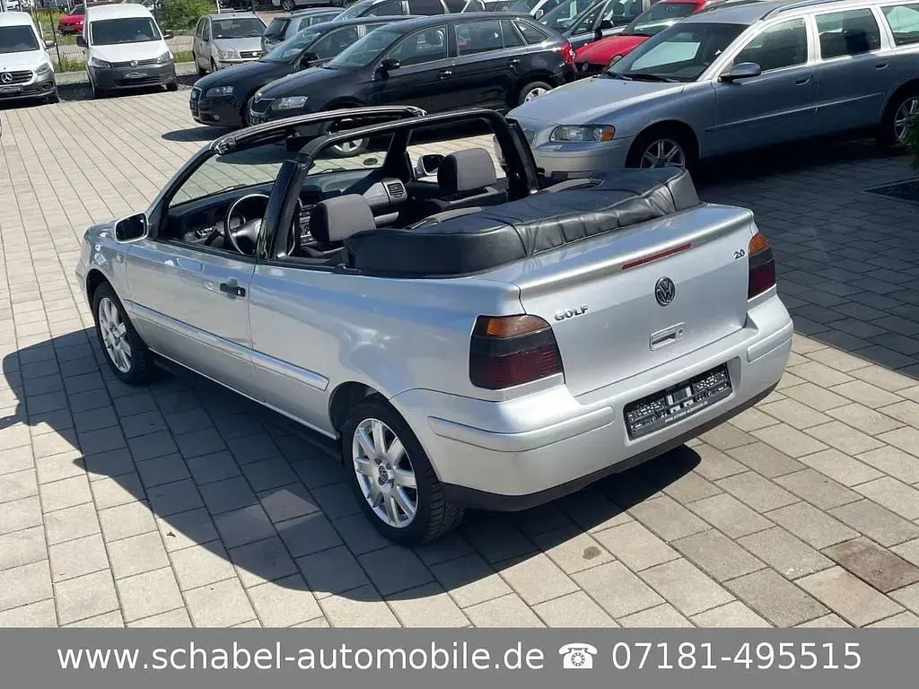 Gebraucht VW Golf Cabriolet 116 PS (85 kW) 2001 Silber Cabrio