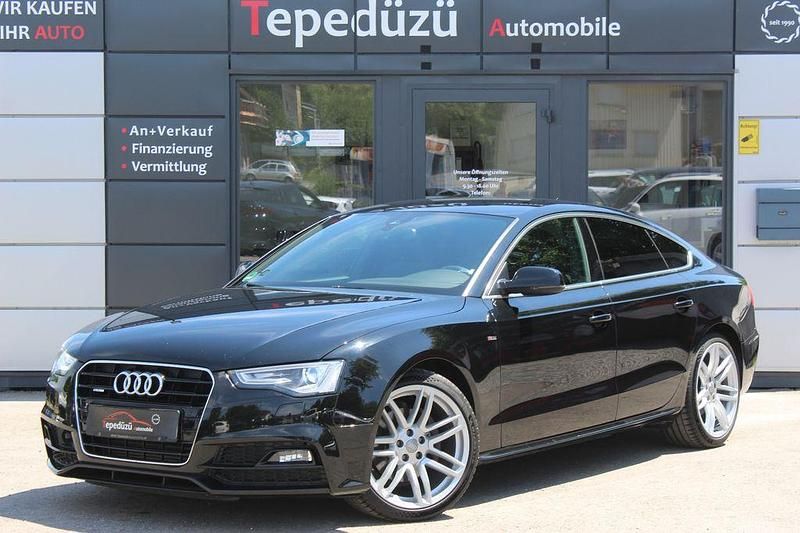 Schwarz Gebraucht 2015 Audi A5 Sportback S-line plus Limousine | 17.650 € (Fairer Preis) - Bild 1/4