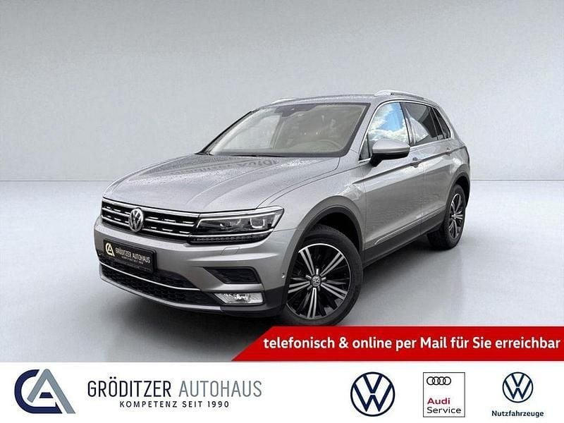 Silber Gebraucht 2016 VW Tiguan Highline SUV | 23.389 € (Guter Preis) - Bild 1/4