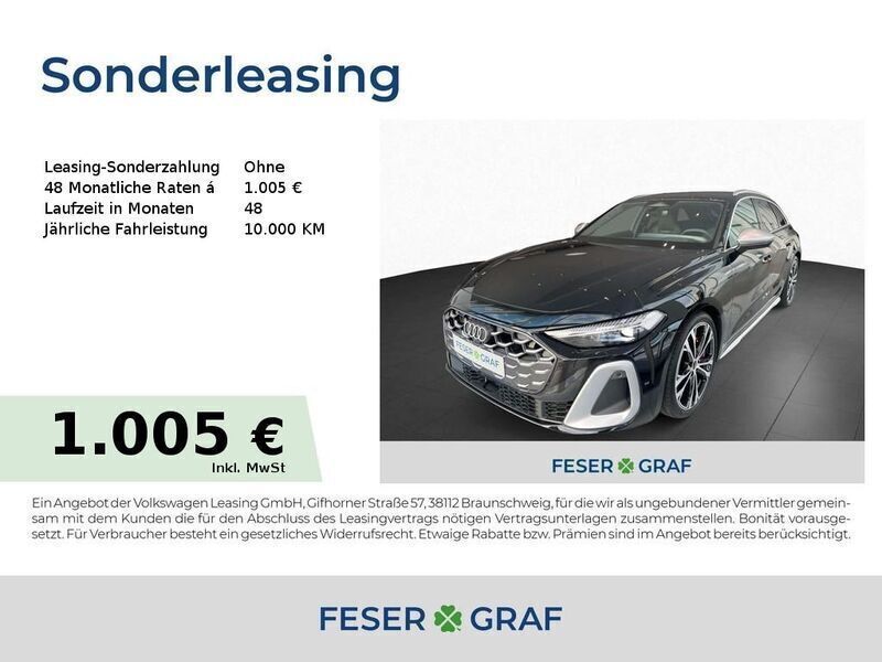 Schwarz Neu 2024 Audi S5 Sport Kombi | 80.890 € (Fairer Preis) - Bild 1/4