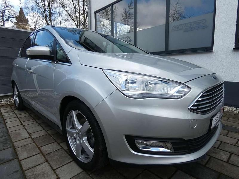 Gebraucht Ford C-MAX Titanium 125 PS (91 kW) 2019 Polarsilber metallic Van / Kleinbus