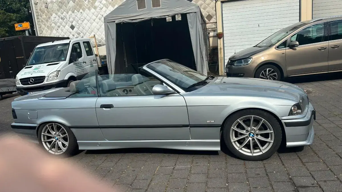 Gebraucht BMW 320 Cabriolet 170 PS (125 kW) 1997 Silber Cabrio