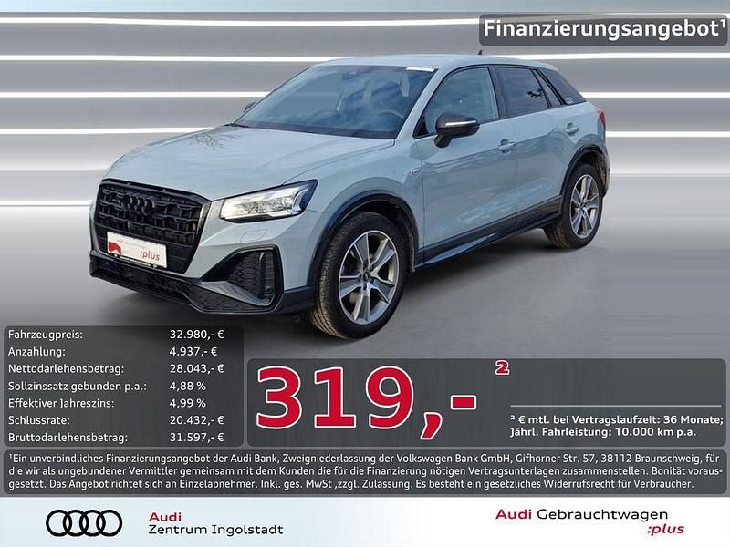 Pfeilgrau perleffekt Gebraucht 2022 Audi Q2 S-Line SUV | 32.980 € (Fairer Preis) - Bild 1/3