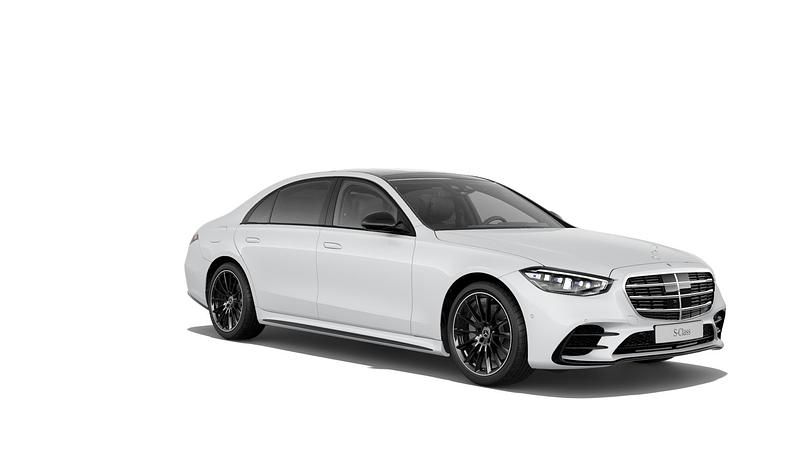 Manufaktur opalithweiß bright Neu 2025 Mercedes S450 Limousine | 148.410 € (Fairer Preis) - Bild 1/4