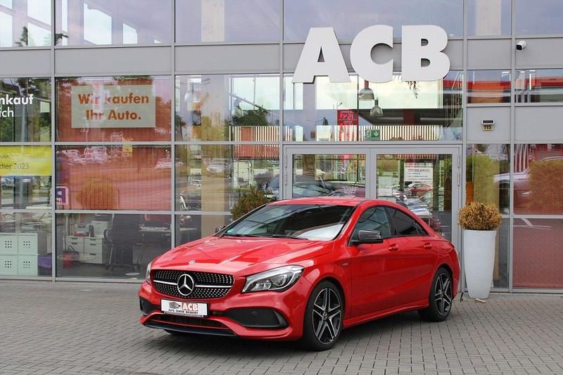 Rot Gebraucht 2017 Mercedes CLA250 AMG Limousine | 19.900 € (Superpreis) - Bild 1/4