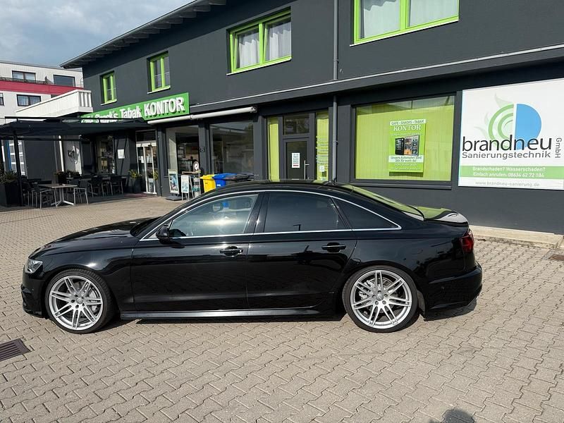 Używany Audi A6 S-Line 320 KM (235 kW) 2018 Czarny Sedan/Limuzyna