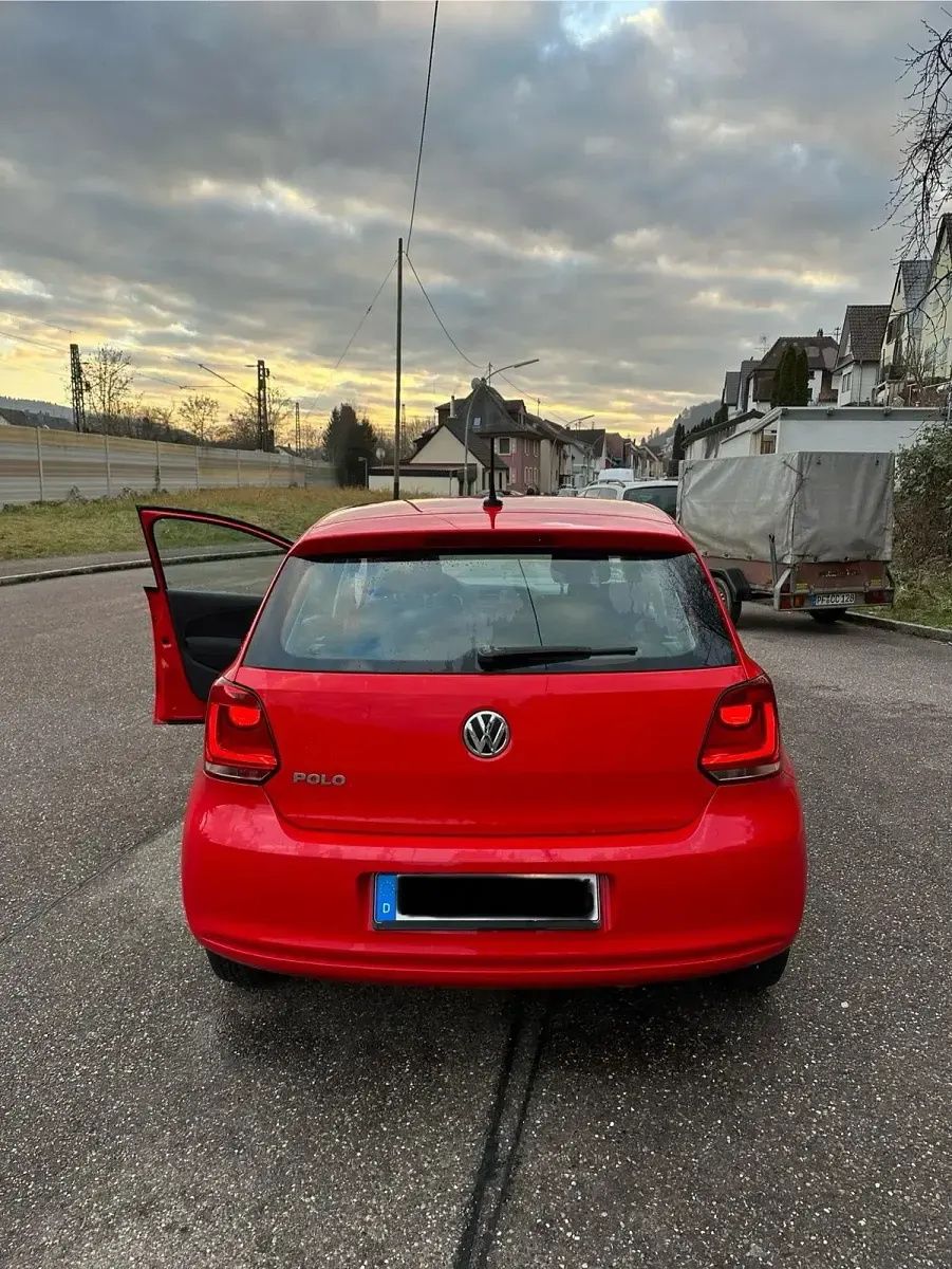 Gebraucht VW Polo 2014 Rot Kleinwagen
