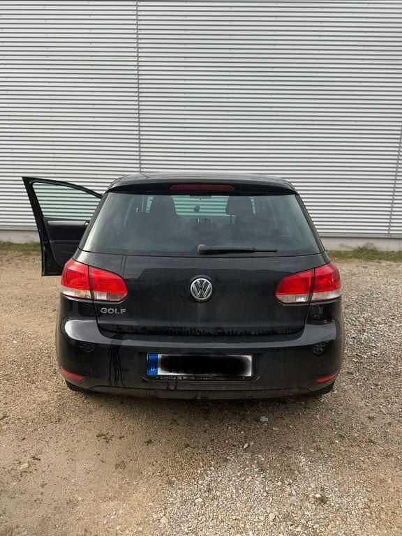 Gebraucht VW Golf VI Trendline 80 PS (58 kW) 2009 Schwarz Kleinwagen