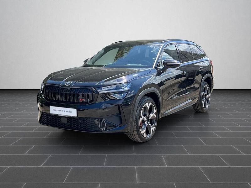 Black magic perl. (metallic) Gebraucht 2025 Skoda Kodiaq RS SUV | 51.990 € (Guter Preis) - Bild 1/4