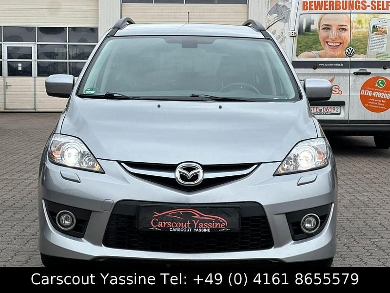 Gebraucht Mazda 5 Active Plus 145 PS (106 kW) 2010 Silber Van / Kleinbus