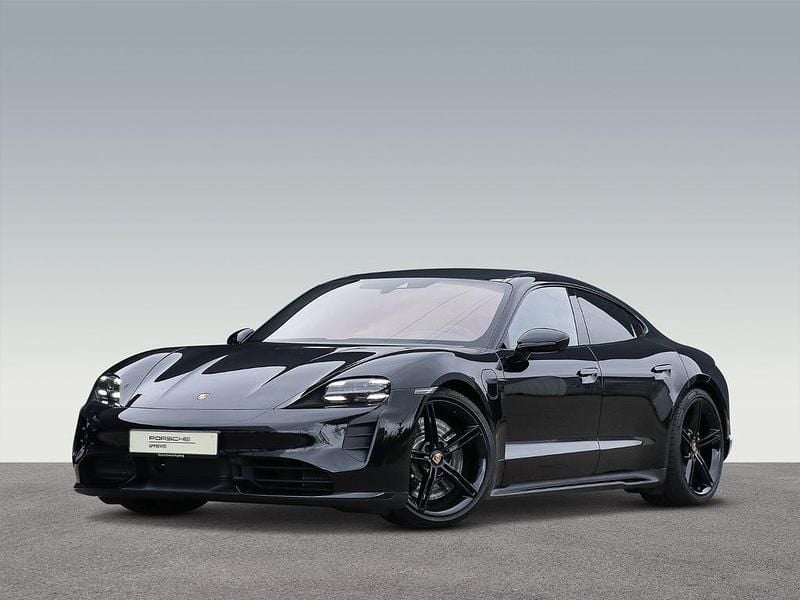 Schwarz Gebraucht 2023 Porsche Taycan Turbo Limousine | 99.800 € (Etwas zu teuer) - Bild 1/4
