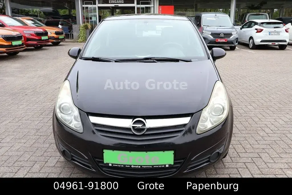 Gebraucht Opel Corsa Edition 80 PS (58 kW) 2008 Schwarz Kleinwagen