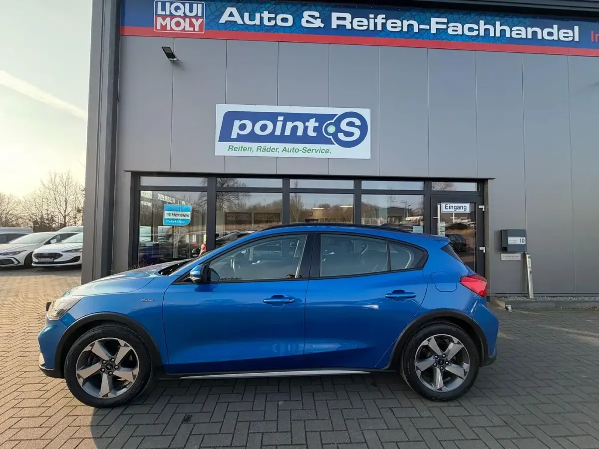 Brugt Ford Focus Active 125 HK (91 kW) 2021 Blå Sedan