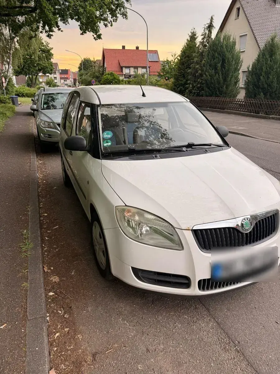 Gebraucht Skoda Roomster 69 PS (50 kW) 2007 Weiß Van / Kleinbus