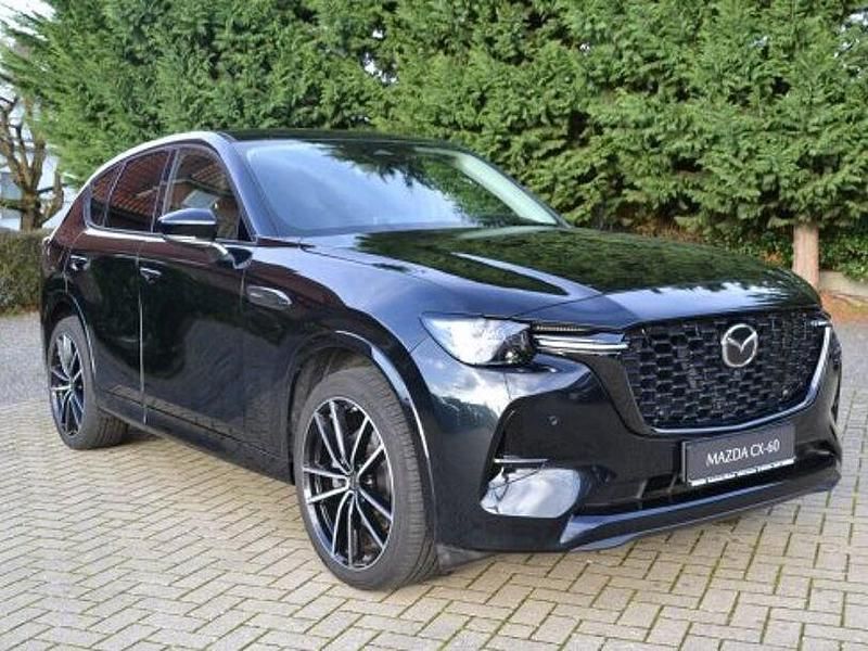 Jet black (metallic) Gebraucht 2022 Mazda CX-60 Homura-Line SUV | 37.850 € (Etwas zu teuer) - Bild 1/4