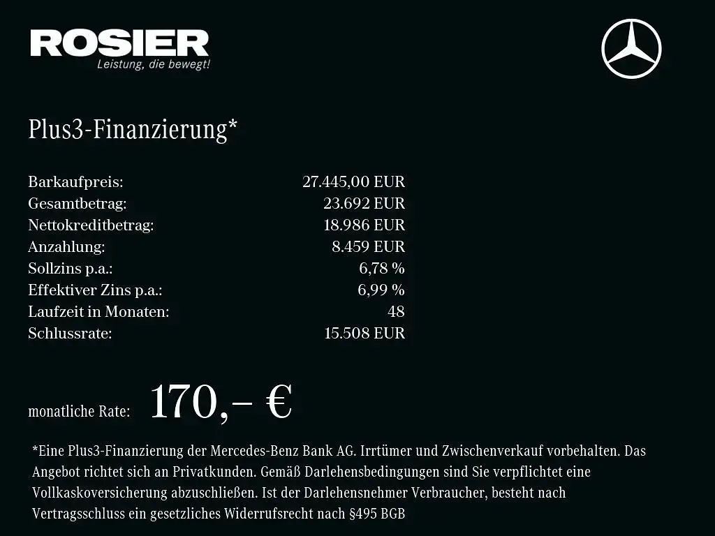Gebraucht Mercedes GLB200 150 PS (110 kW) 2023 Mountaingrau SUV