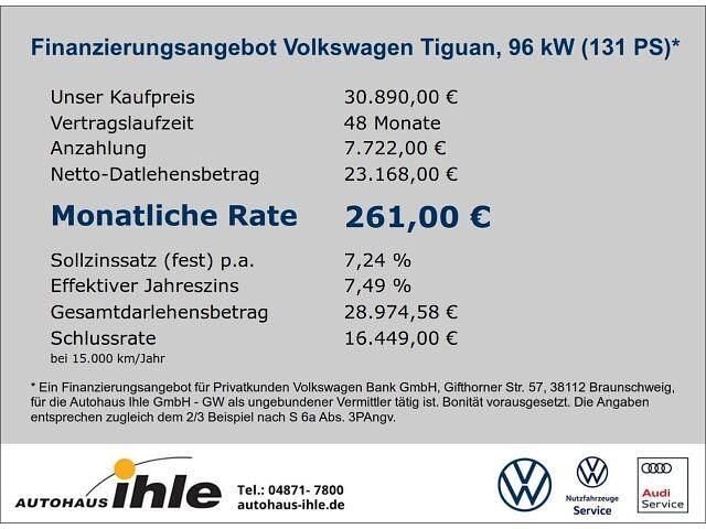 Gebraucht VW Tiguan Move 131 PS (96 kW) 2024 Blau SUV