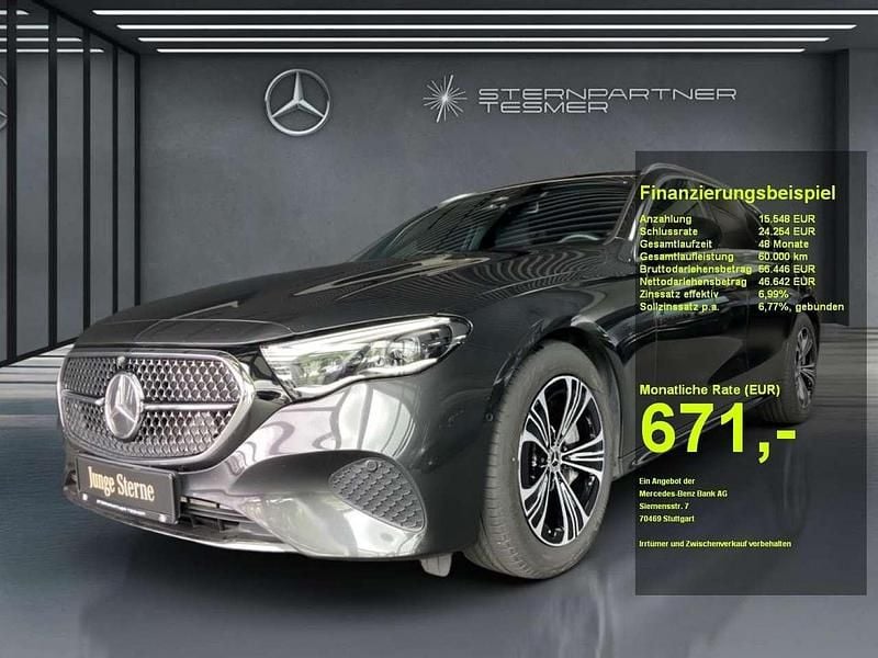Grau Gebraucht 2024 Mercedes E450 Avantgarde Limousine | 65.990 € (Guter Preis) - Bild 1/3