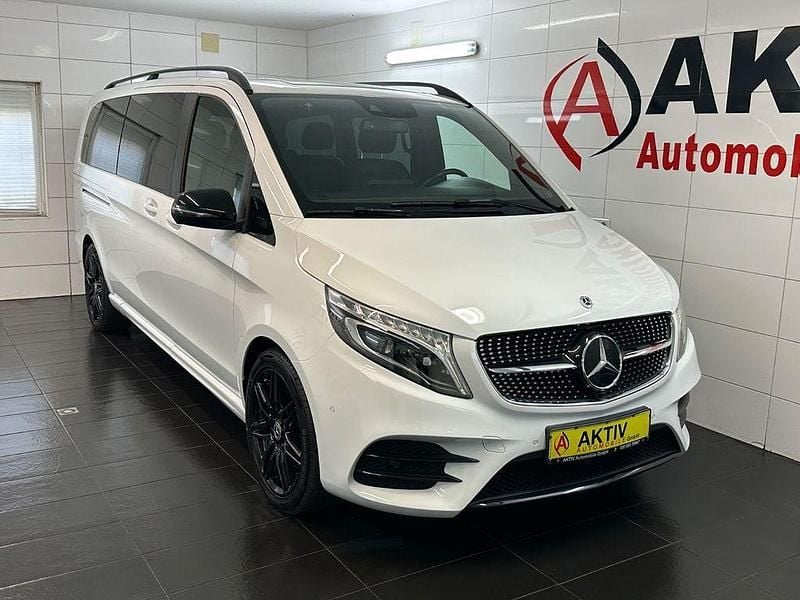 Weiß Gebraucht 2021 Mercedes V300 AMG line Van / Kleinbus | 45.790 € (Fairer Preis) - Bild 1/4