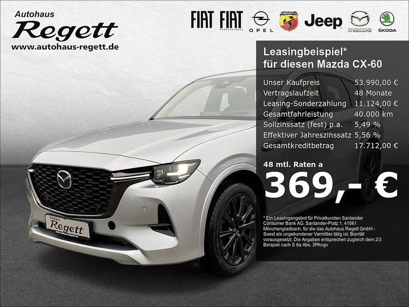 Silber Gebraucht 2024 Mazda CX-60 Homura-Line SUV | 49.990 € (Etwas zu teuer) - Bild 1/4