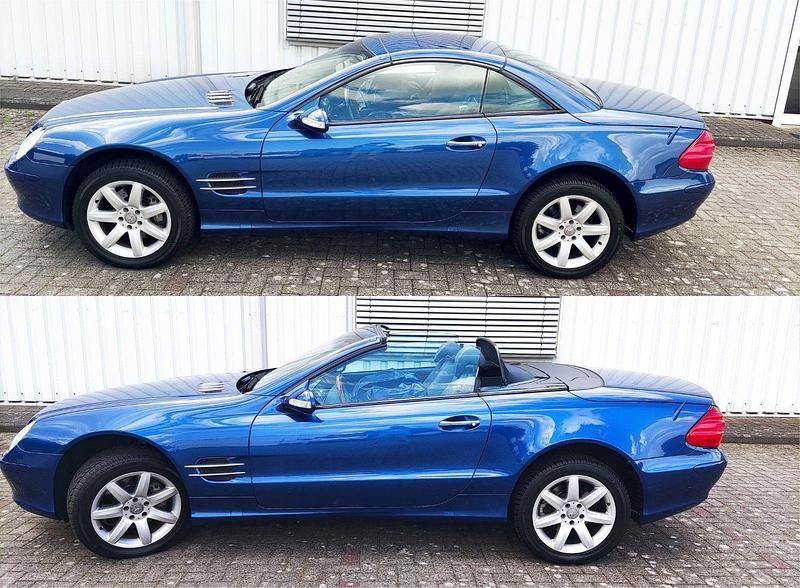 Gebraucht Mercedes SL500 2002 Blau Cabrio