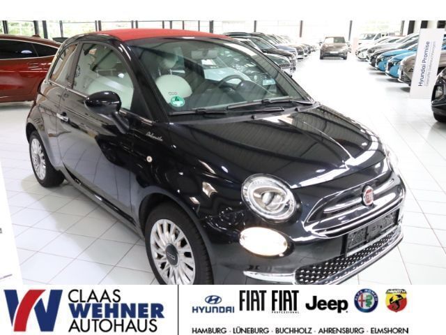 Vesuvio schwarz) (schwarz Gebraucht 2021 Fiat 500C Dolcevita Cabrio | 12.650 € (Guter Preis) - Bild 1/4