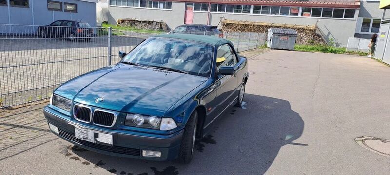 Grün Gebraucht 1997 BMW 328 Cabriolet Sport Line Cabrio | 9.000 € (Superpreis) - Bild 1/4