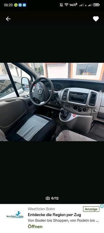 Gebraucht Opel Vivaro 101 PS (74 kW) 2003 Weiß Van / Kleinbus