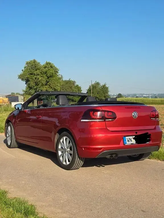 Brugt VW Golf Cabriolet 122 HK (89 kW) 2013 Rød Cabriolet