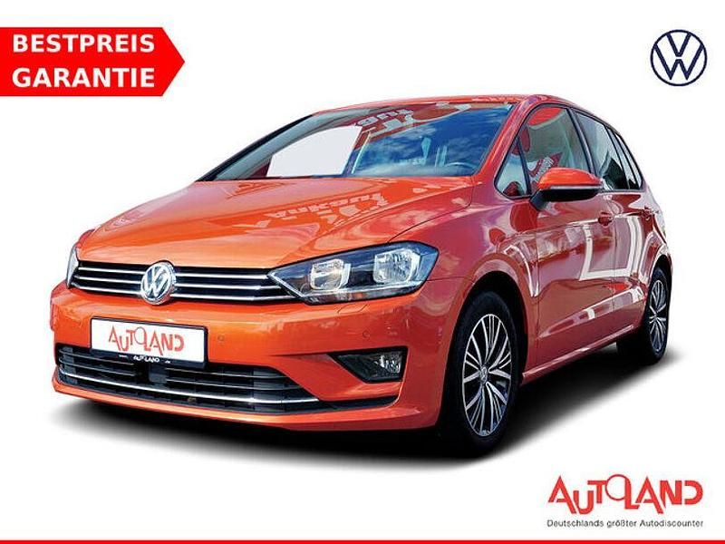 Orange Gebraucht 2016 VW Golf Sportsvan Allstar Van / Kleinbus | 11.990 € (Fairer Preis) - Bild 1/4