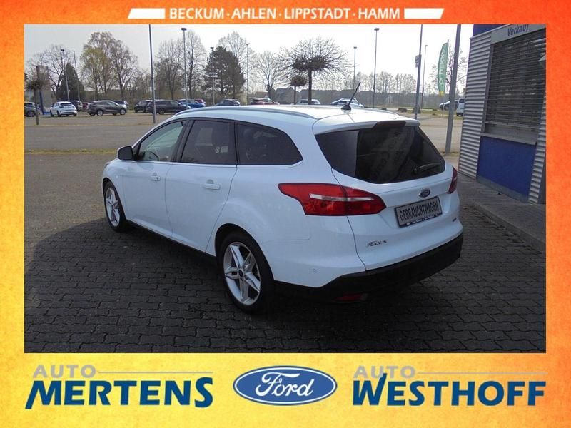 Gebraucht Ford Focus Titanium 125 PS (91 kW) 2018 Weiß Kombi
