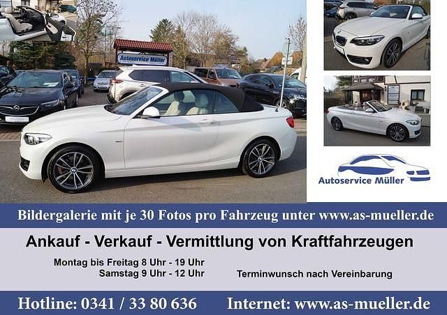 Gebraucht BMW 220 184 PS (135 kW) 2018 Perlmutt weiß metallic (metallic) Cabrio
