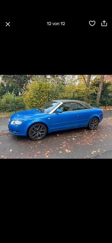 Gebraucht Audi A4 Cabriolet 163 PS (119 kW) 2008 Blau Cabrio