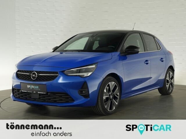 Blau Gebraucht 2021 Opel Corsa-e Ultimate Kleinwagen | 16.624 € (Fairer Preis) - Bild 1/3