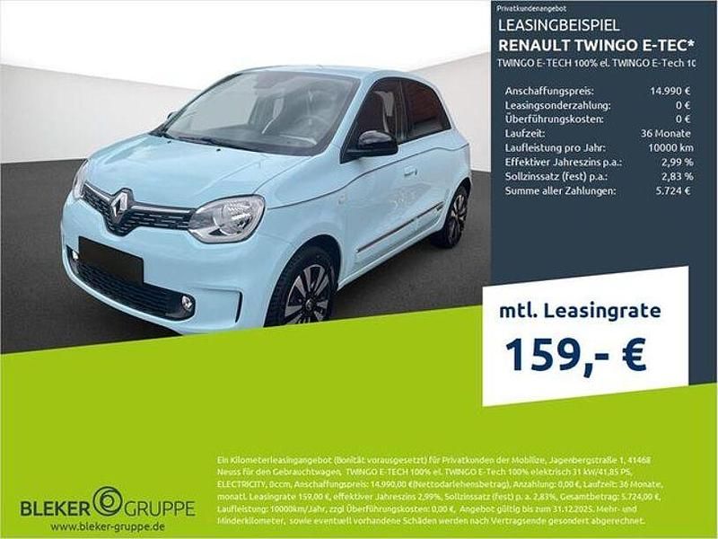 Blau Gebraucht 2023 Renault Twingo Techno Kleinwagen | 14.990 € (Fairer Preis) - Bild 1/3