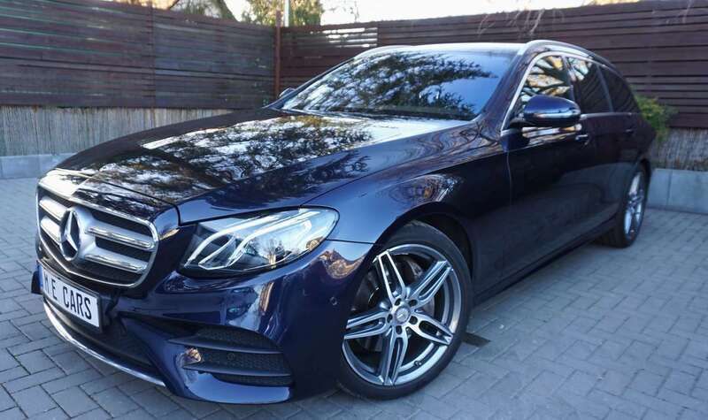 Cavansitblau metalliclack Gebraucht 2017 Mercedes E220 AMG Kombi | 25.700 € (Fairer Preis) - Bild 1/4