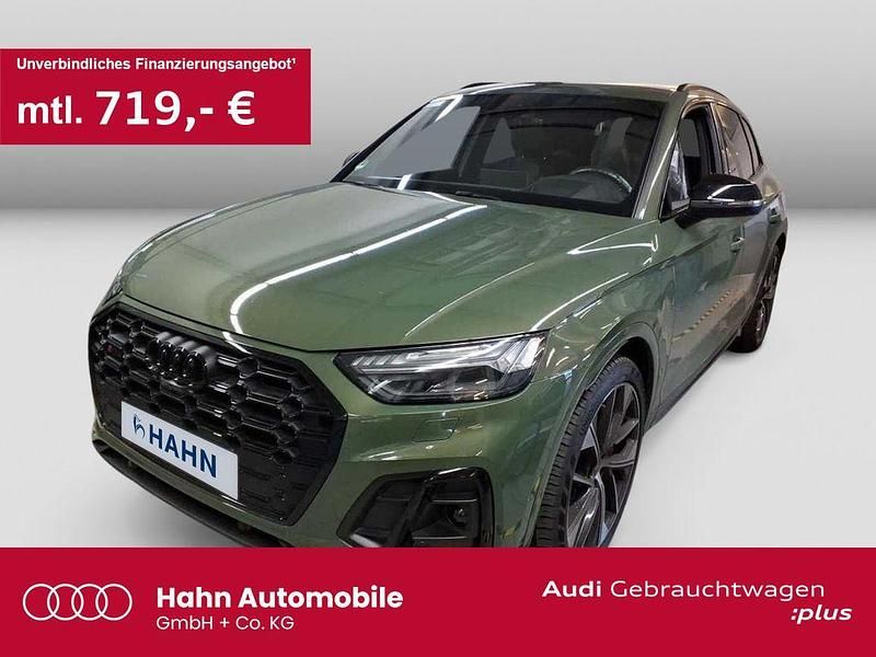 Distriktgrün metallic Gebraucht 2023 Audi SQ5 Ambiente SUV | 61.930 € (Teuer) - Bild 1/3