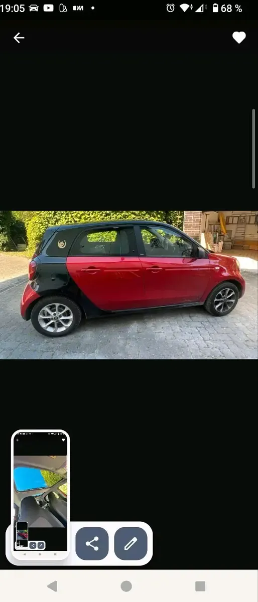 Gebraucht Smart ForFour Basis 90 PS (66 kW) 2017 Rot Kleinwagen