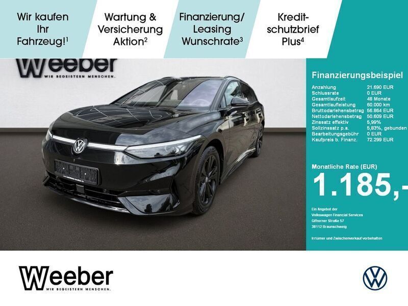 Schwarz Neu 2025 VW ID.7 Pro Limousine | 72.299 € - Bild 1/4